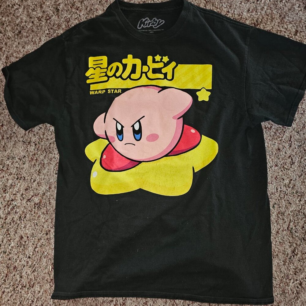 Kirby Warp Star T-Shirt size Medium